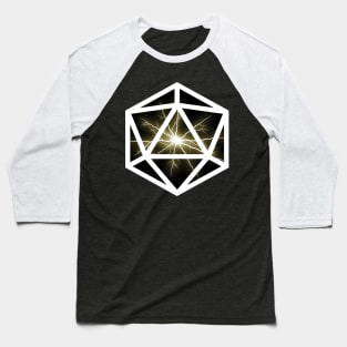 D20 Decal Badge - Lightning Baseball T-Shirt